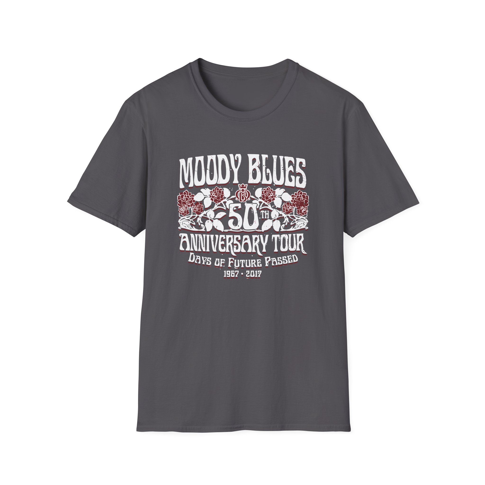 The Moody Blues 50th Anniversary Roses Unisex Softstyle T-Shirt
