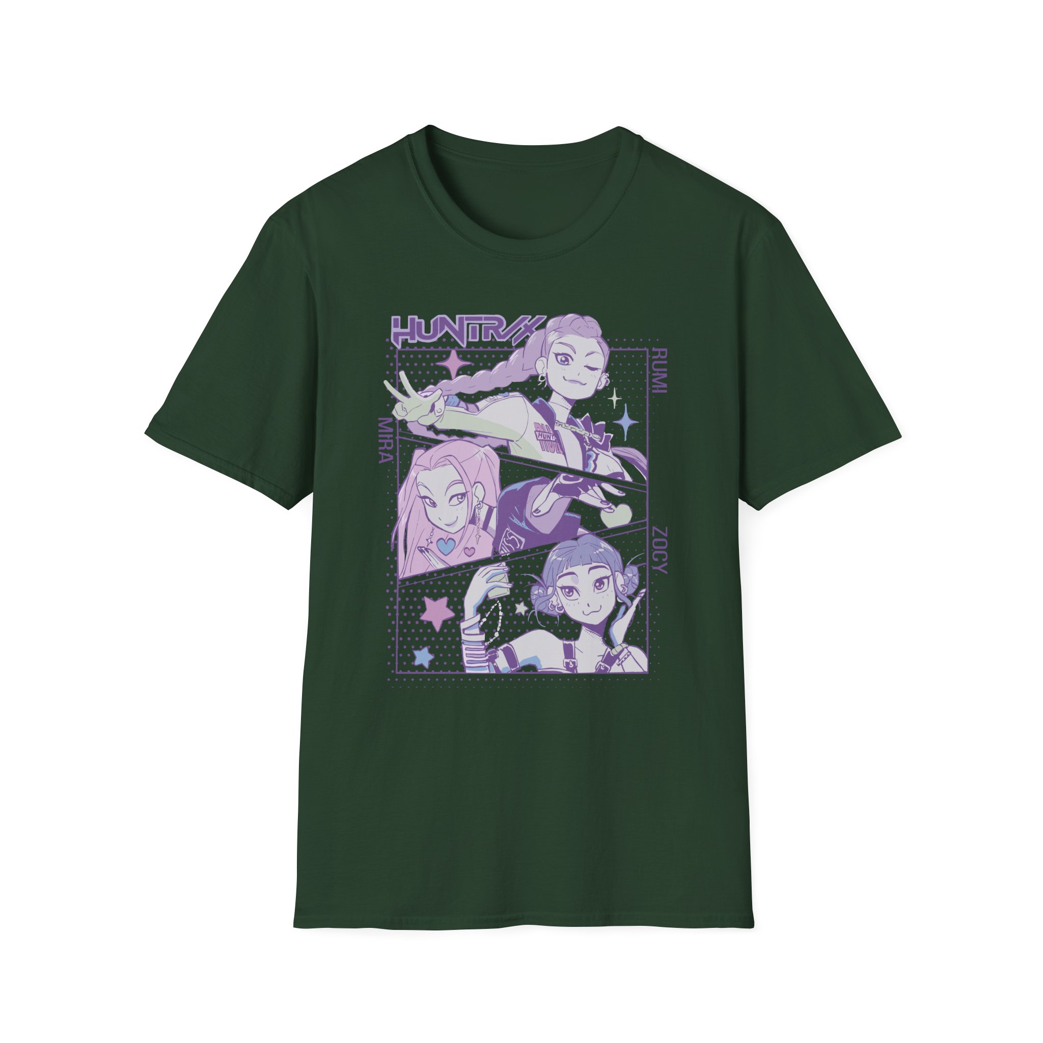 Kpop Demon Hunters Huntrix Unisex Softstyle T-Shirt