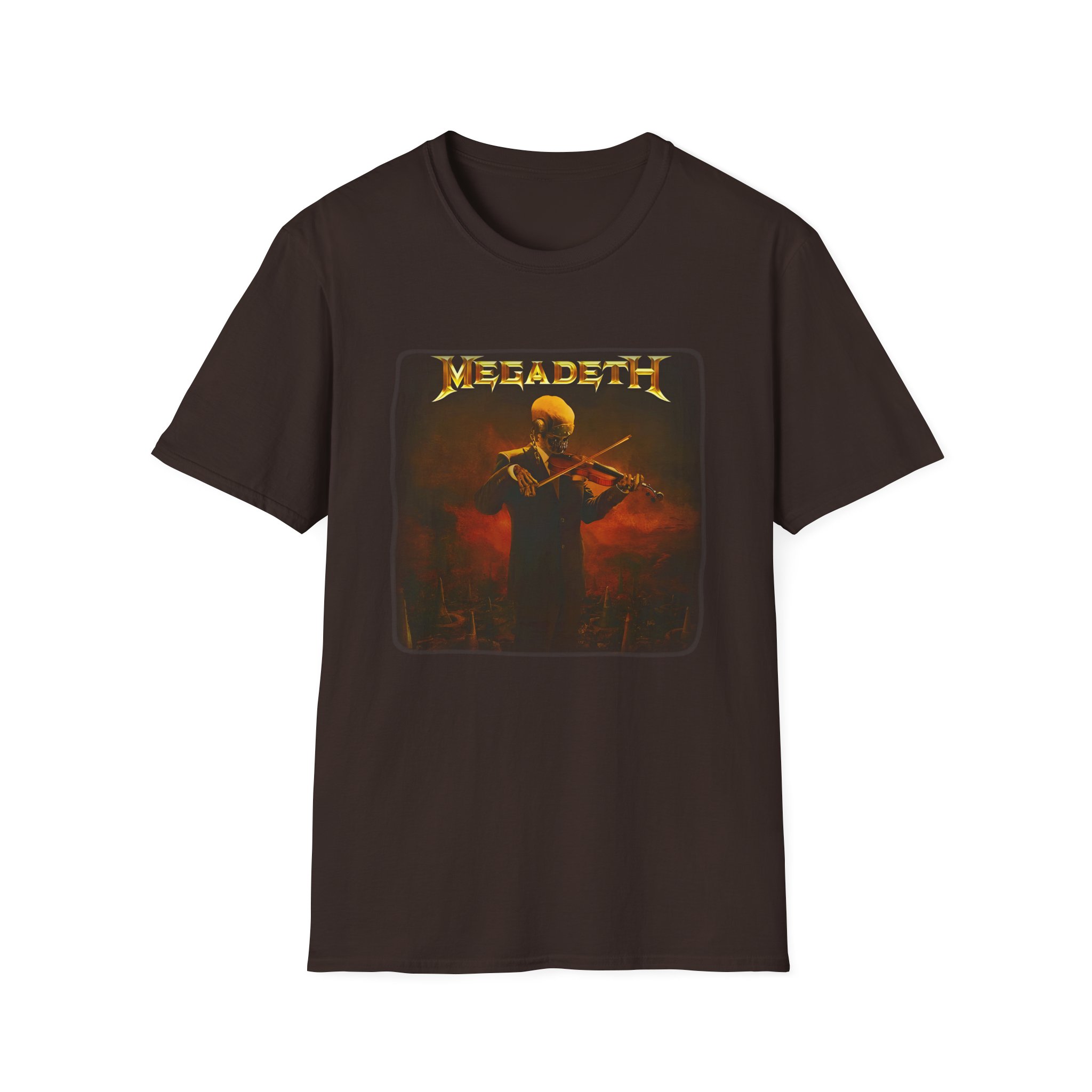 Megadeth Violinist Unisex Softstyle T-Shirt