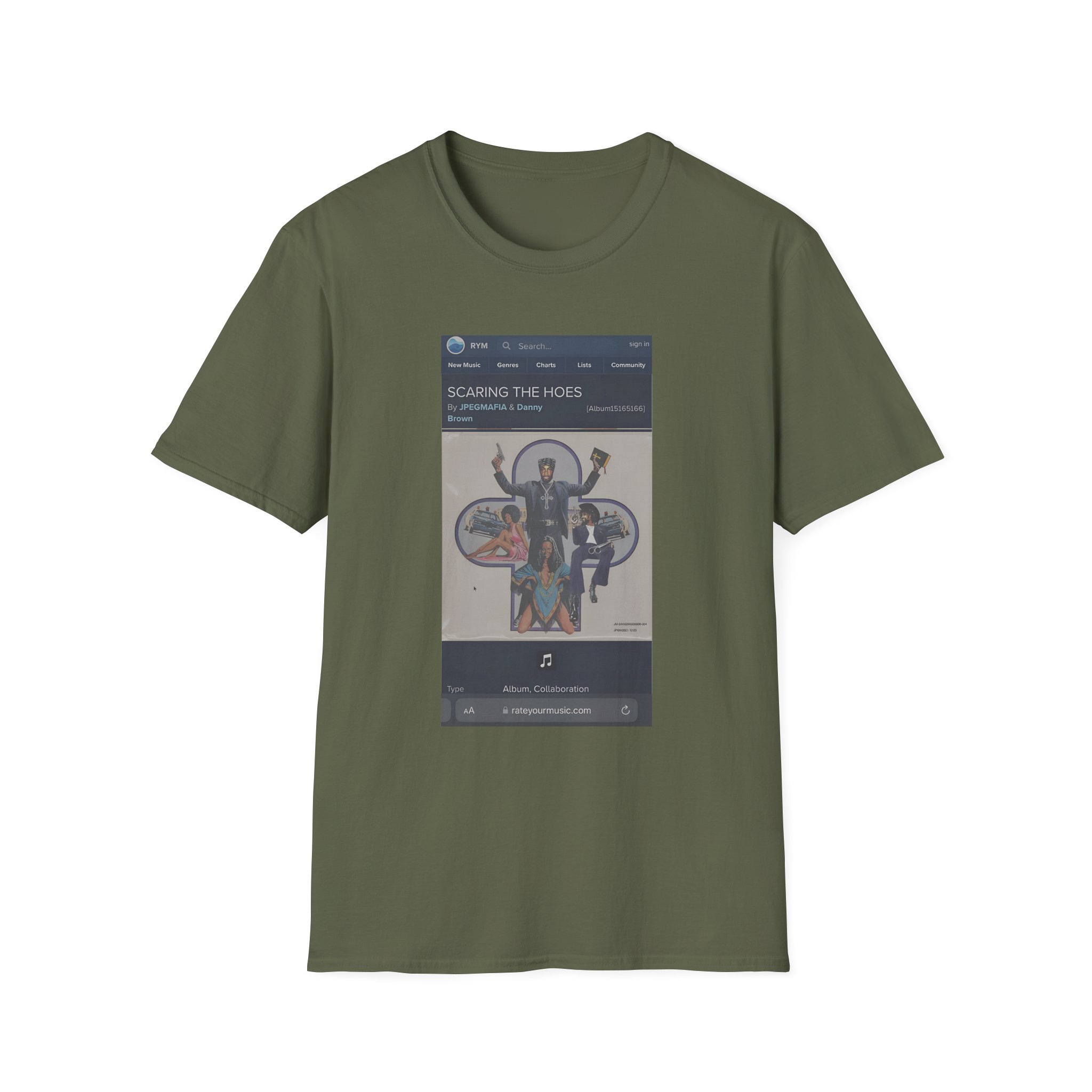 Jpegmafia RYM Hoes Unisex Softstyle T-Shirt