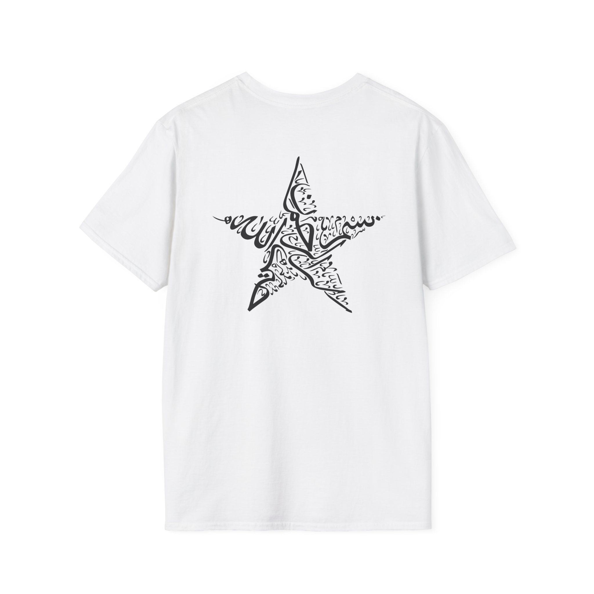 Black Star Logo Unisex Softstyle T-Shirt