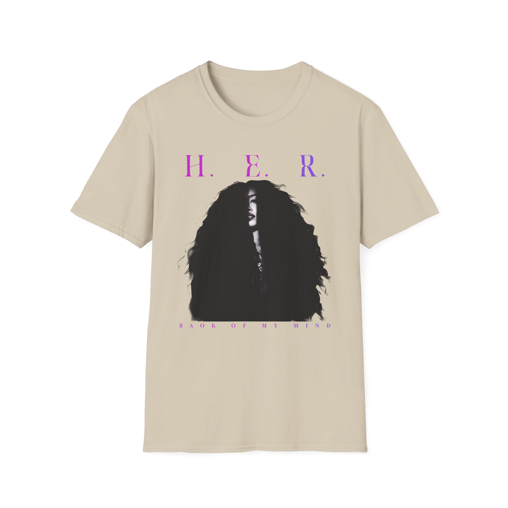 H.E.R. Wavy Hair Unisex Softstyle T-Shirt
