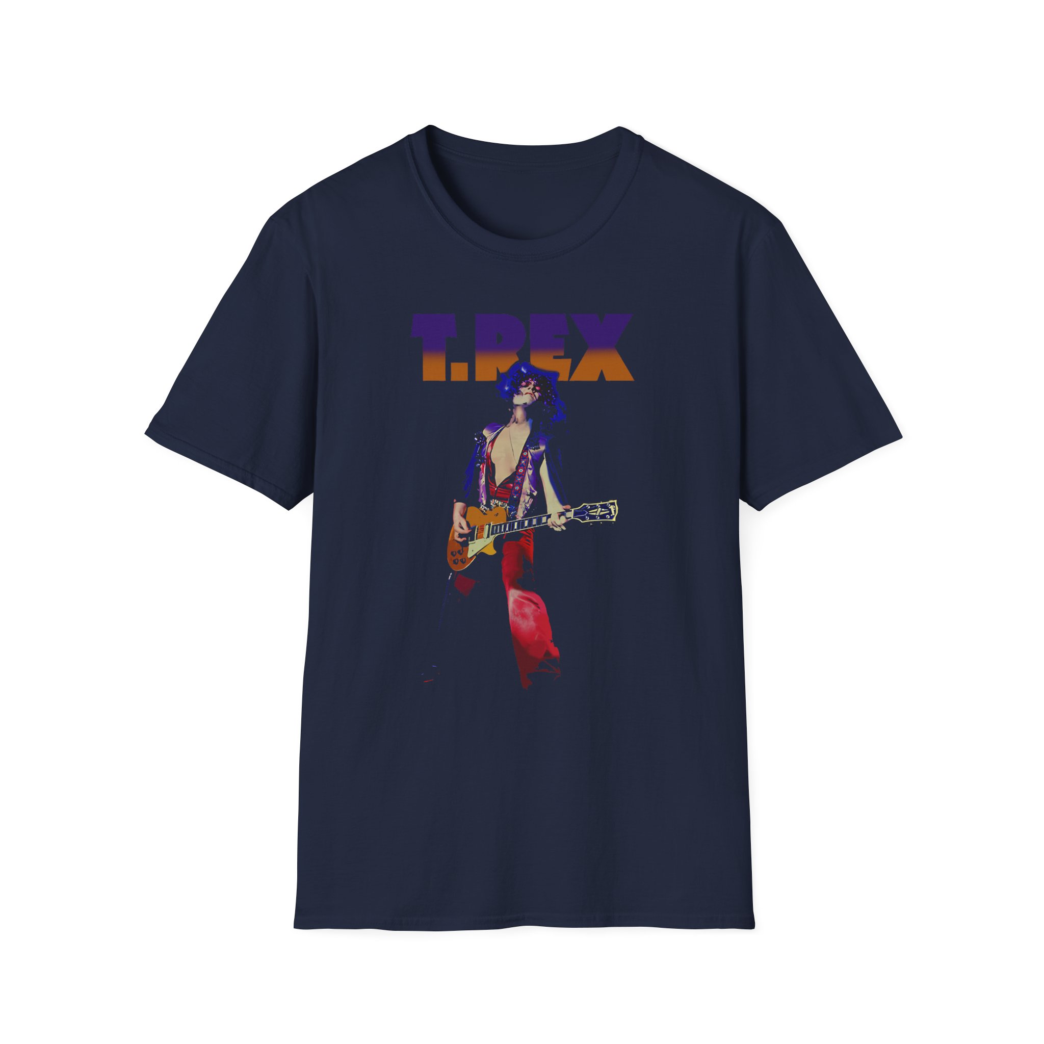 T Rex Rockin Unisex Softstyle T-Shirt