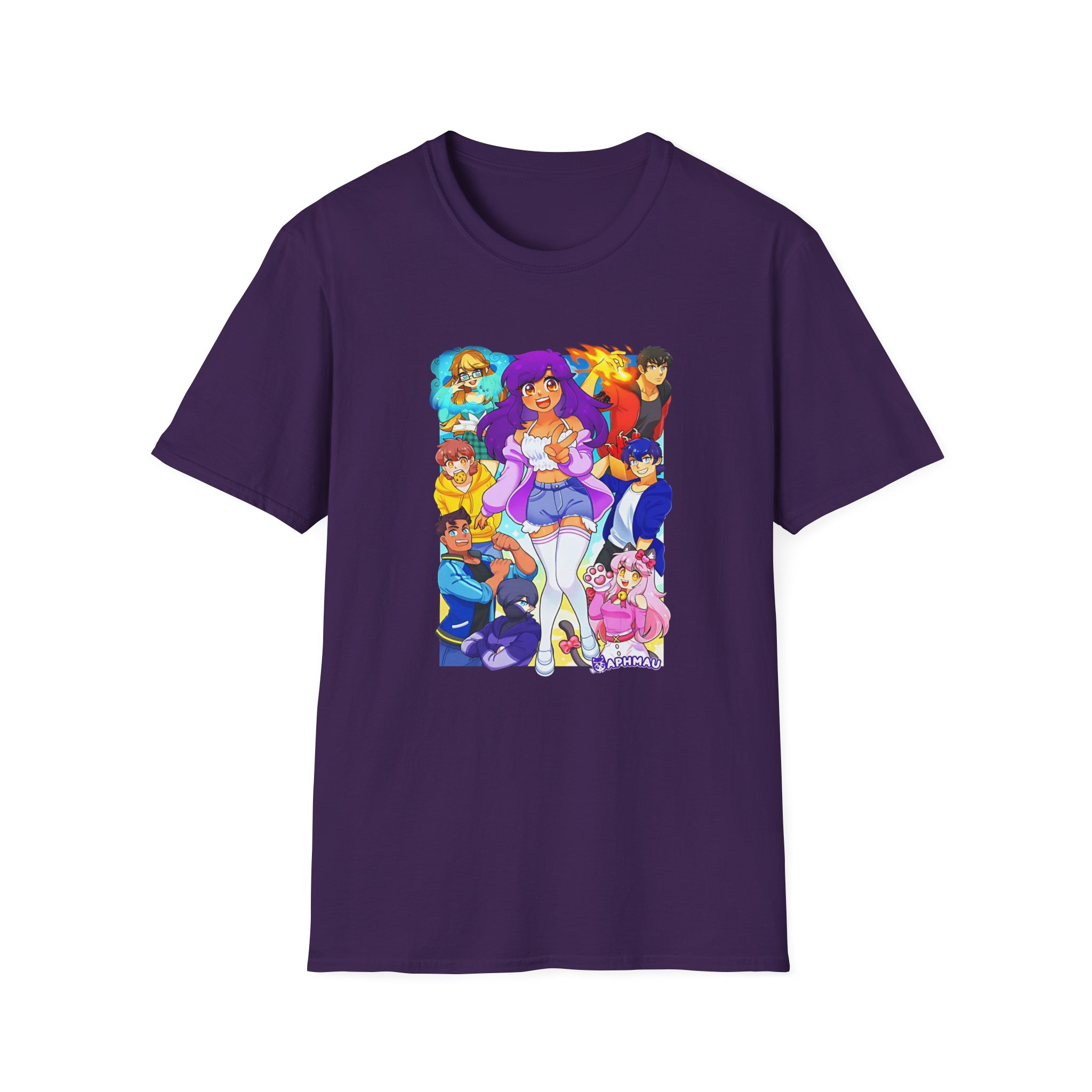 Aphmau & Friends Unisex Softstyle T-Shirt