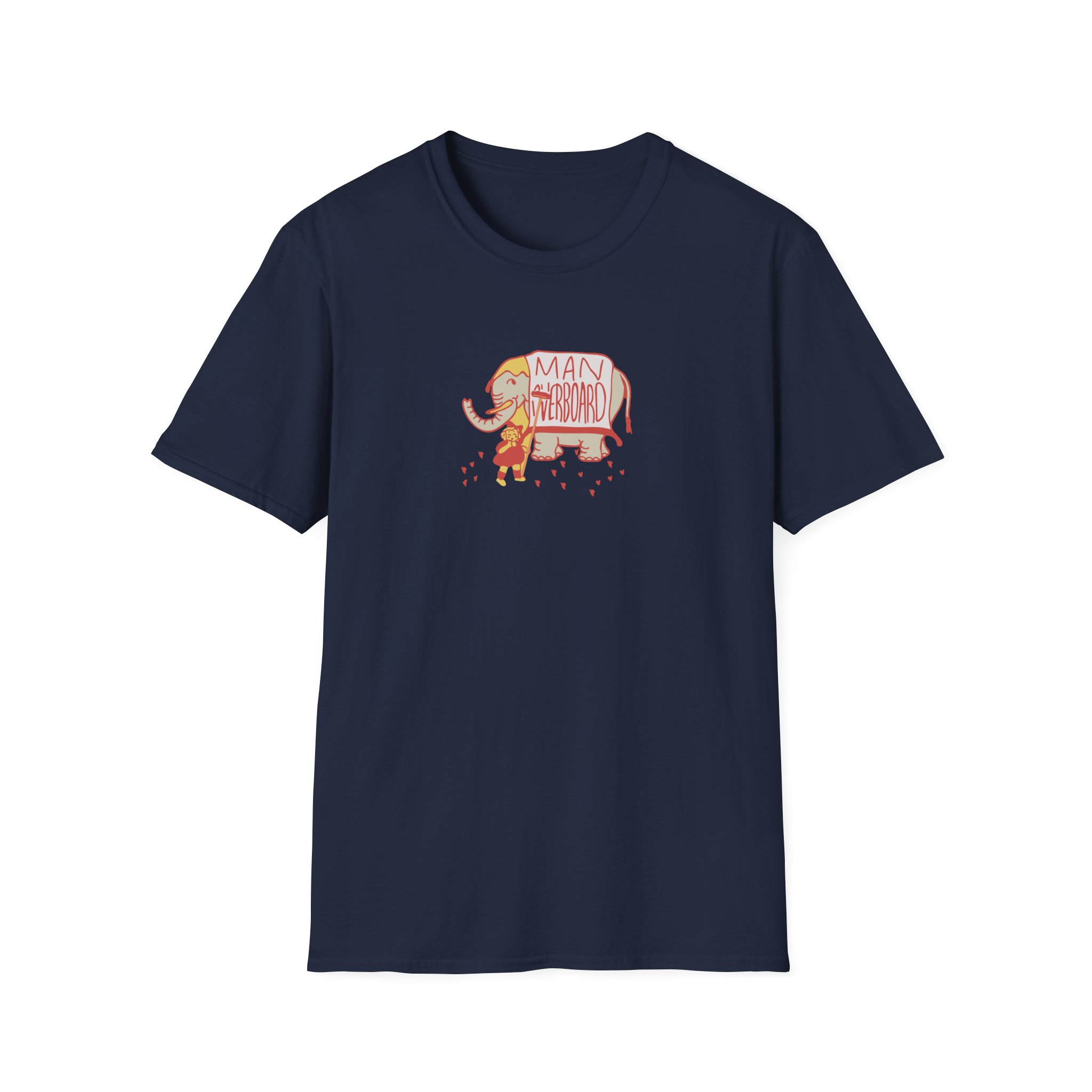 Man Overboard Elephant Unisex Softstyle T-Shirt