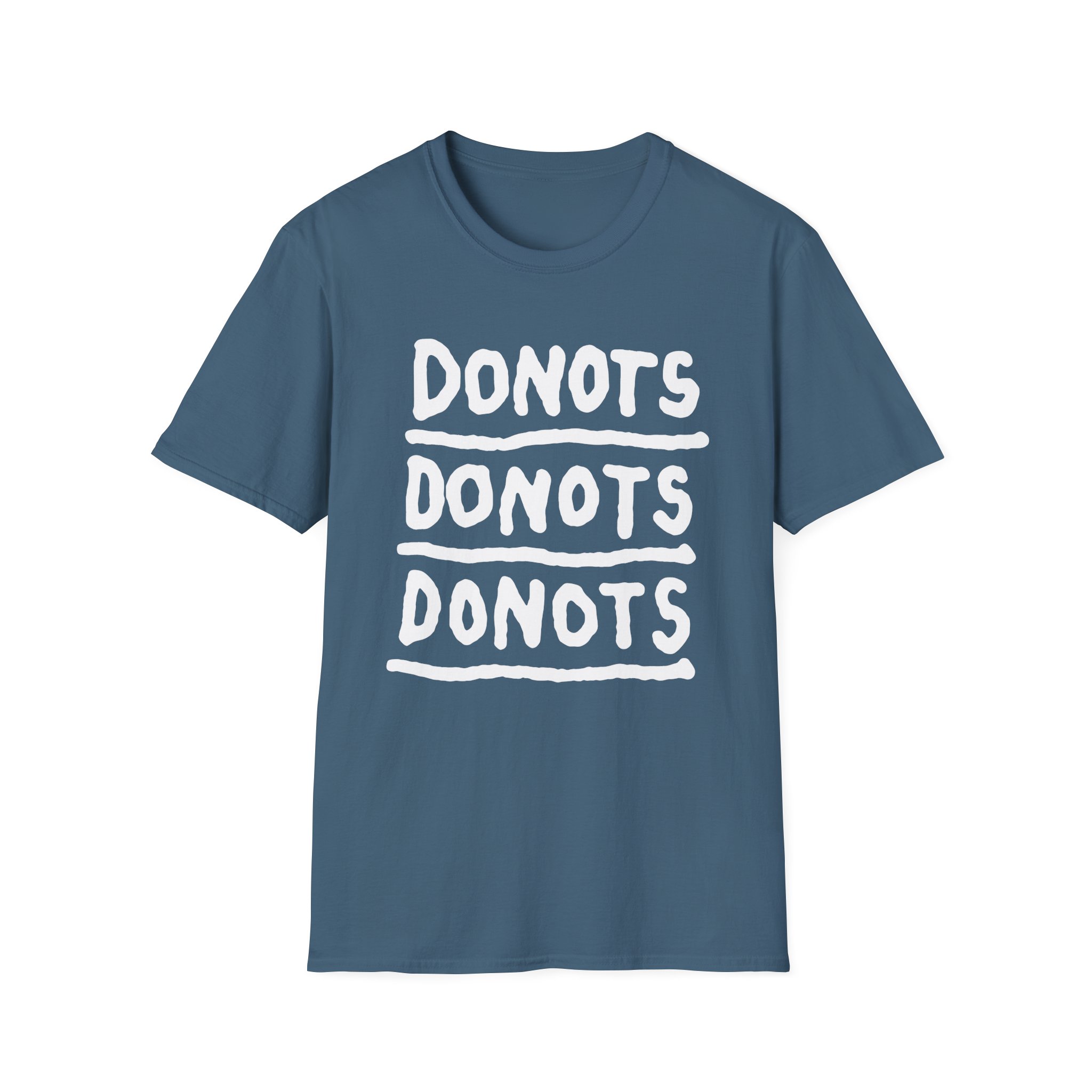 Donots Triple Logo Unisex Softstyle T-Shirt