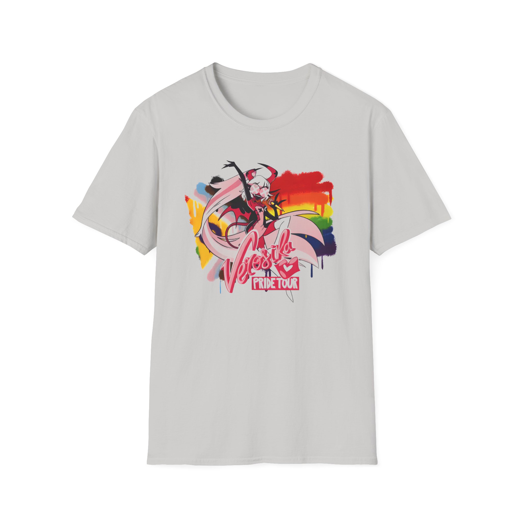 Helluva Boss Verosika Micro Ribbed Unisex Softstyle T-Shirt