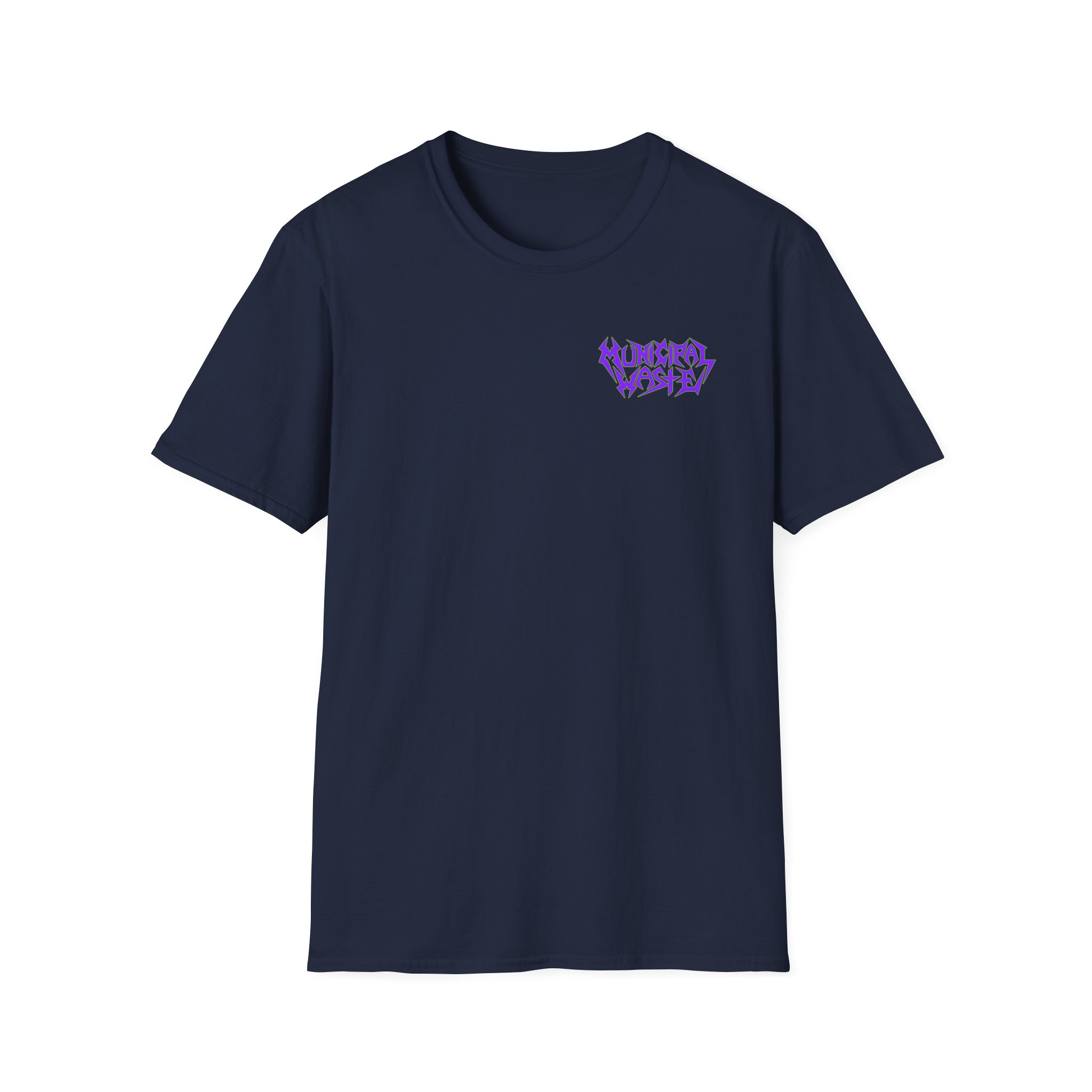 Municipal Waste Logo Swords Unisex Softstyle T-Shirt