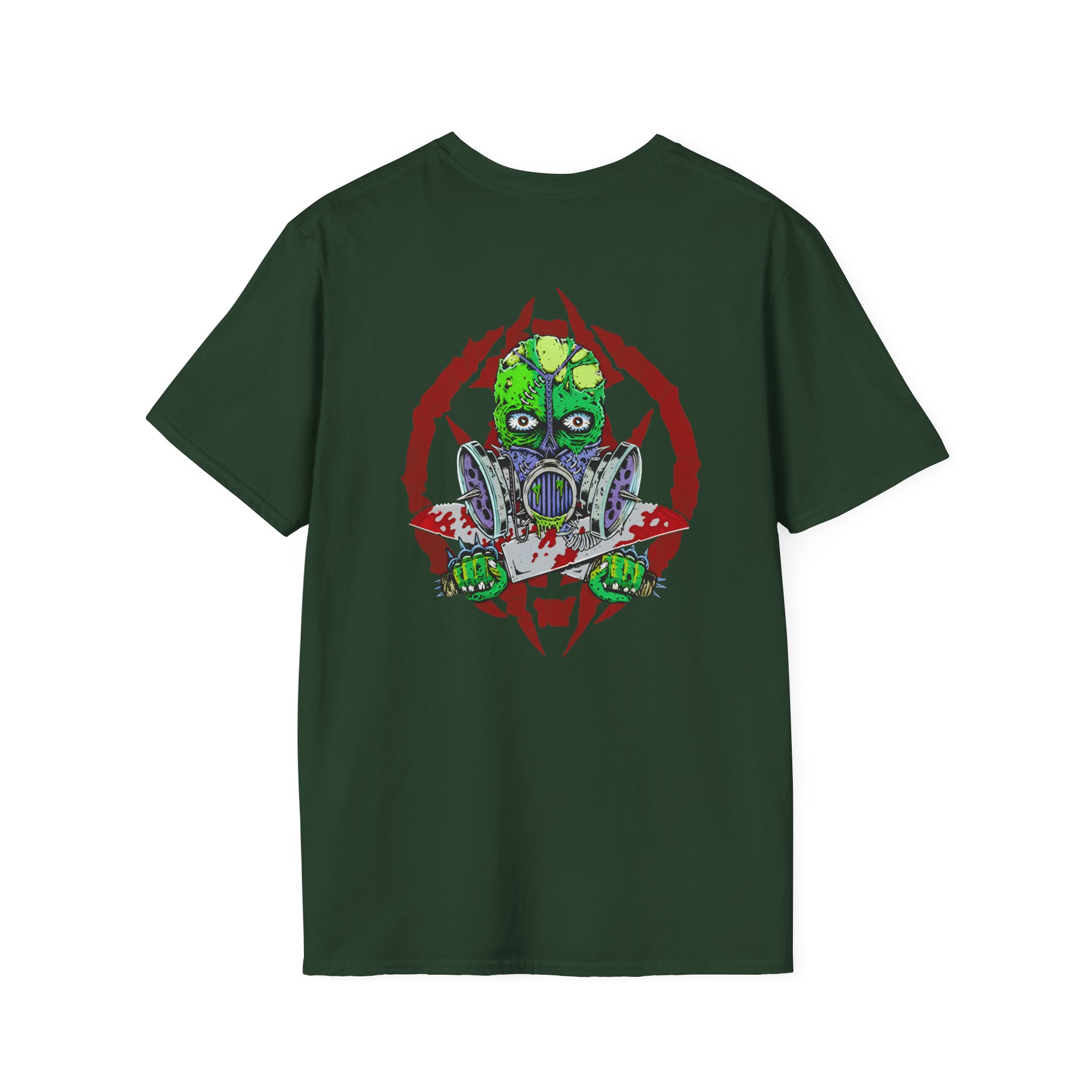 Municipal Waste Logo Swords Unisex Softstyle T-Shirt