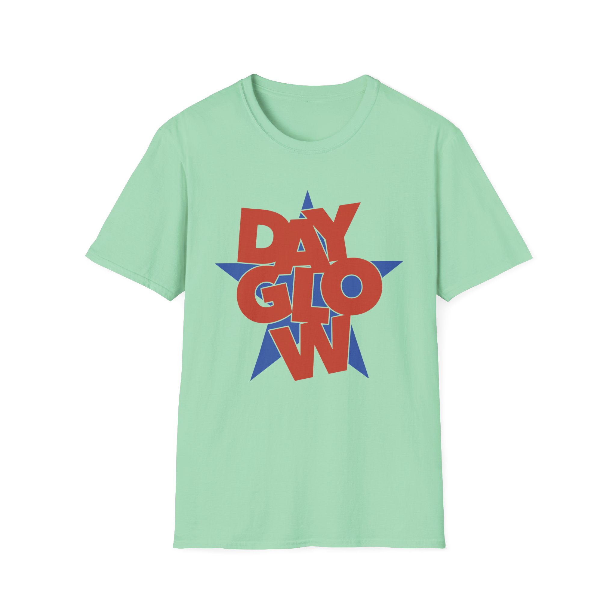 Dayglow Stacked Unisex Softstyle T-Shirt