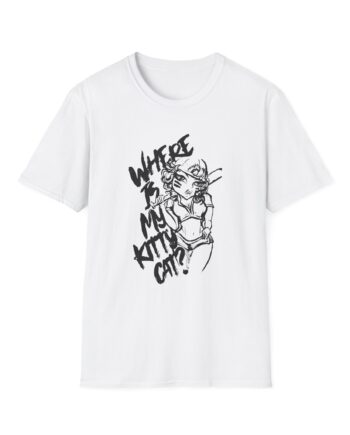 Naughty by Nature Written on Ya Kitten Unisex Softstyle T-Shirt