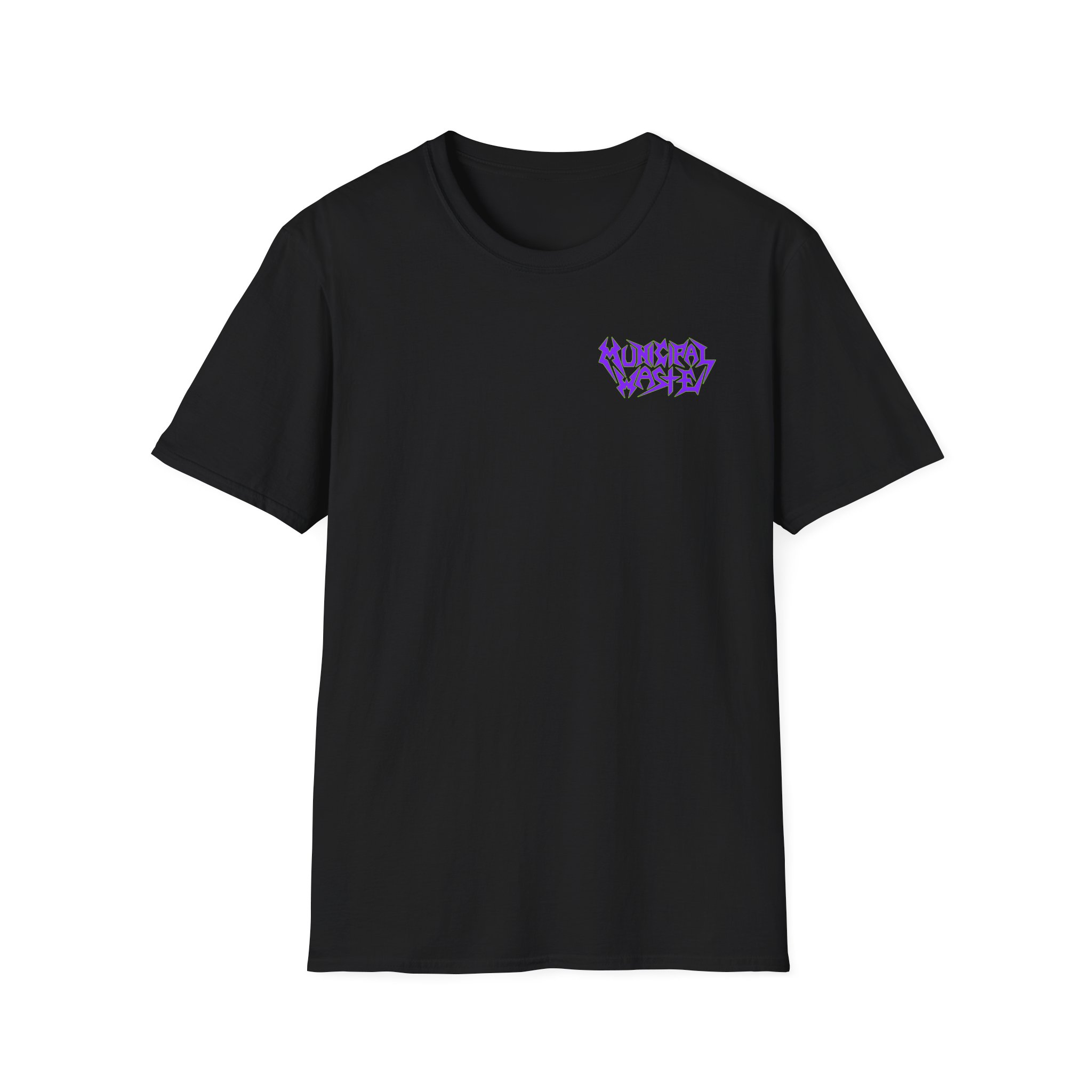 Municipal Waste Logo Swords Unisex Softstyle T-Shirt